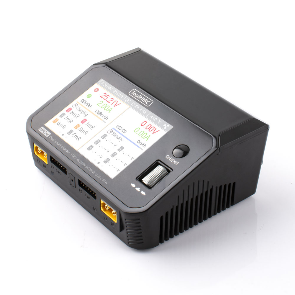 ToolkitRC M6DAC Dual Channel S - Toolkitrc M6Dac Smart Charger ulasan dan harga