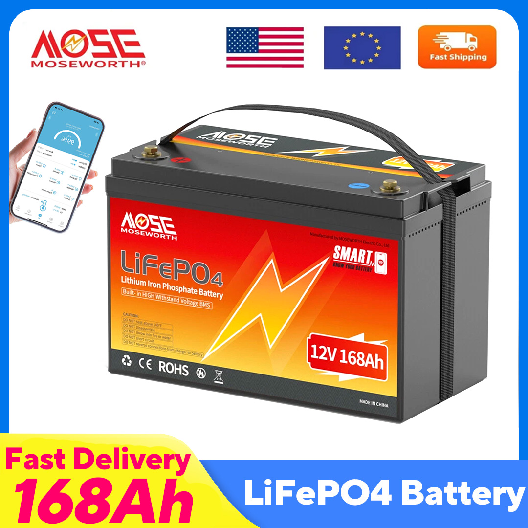 12V 168Ah Bluetooth LiFePO4 Ba - Lifepo4 12V 100Ah Bms Bluetooth ulasan dan harga